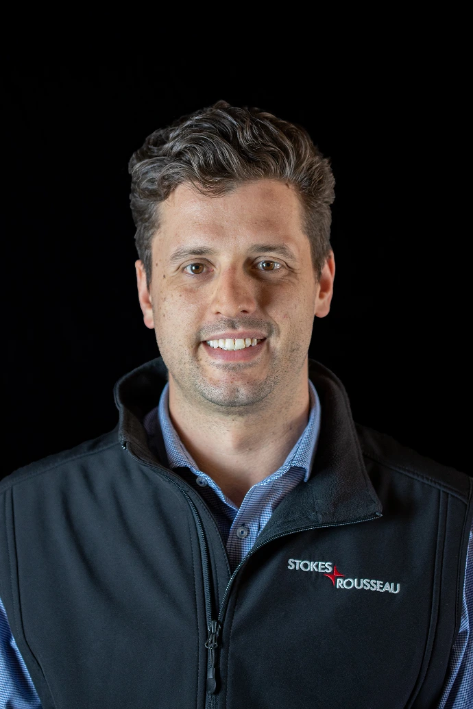 Portrait of Andrew Bellio, Director and Estimator at Stokes Rousseau