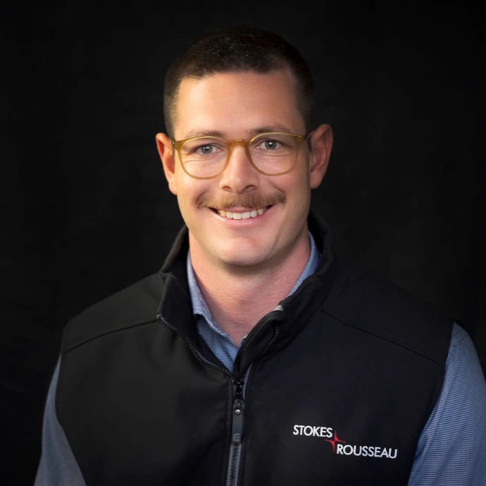 Portrait of Joe Fisscher, Director and Project Manager at Stokes Rousseau
